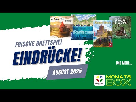 Brettspiel Monatsbox der Brettspielbox - August 2025