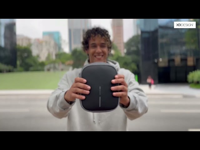 Вiдео Сумка через плечо XD Design "BOXY SLING" синяя