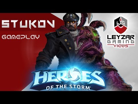 Heroes of the Storm (Gameplay) - Stukov First Impression (HotS Stukov Gameplay Quick Match)