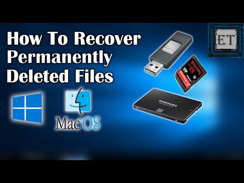 How To Recover Permanently Deleted Files in Windows and MacOS (USB, Hard Drives) Video