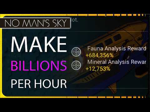 Billions Per Hour! New Money Making Method in No Man's Sky - Nutrient Ingestor Fauna Reward Scanning