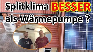 Experte überzeugt: Splitklima-Geräte sind Wärmepumpen in fast allen Belangen übe