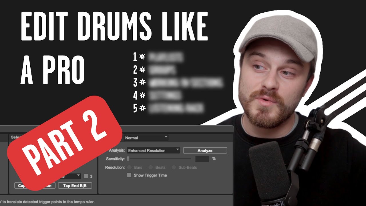 LEARN TO EDIT DRUMS LIKE A PRO! PART 2