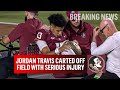 Florida State QB Jordan Travis Carted Off Field With SERIOUS LEG INJURY I CBS Sports