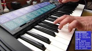 Video thumbnail for Yamaha PSR-73 Voices by Quick Look & Teardown