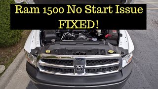 2011 Ram No Start Issue / Fuel Pump Relay