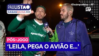 PALMEIRAS FAZ FEIO CONTRA BOTAFOGO-SP E TORCEDOR COBRA LEILA PEREIRA!