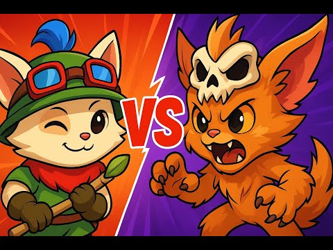 Teemo VS Gnar - Top Lane - Best moments - Draft