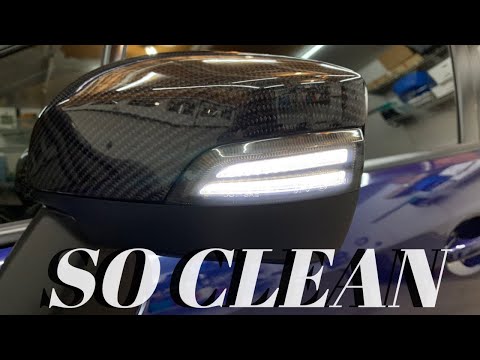 Mirror Sequential Turn Signal DRL Install on a Subaru STI