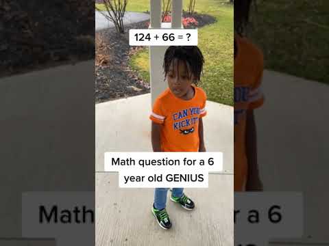 Math question for a 6 year old GENIUS #shorts #homeschool #educational #kids