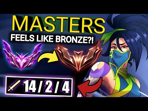 Making MASTERS Feels Like Bronze With Akali vs Ahri  Mid in Season13   | Care4Dash