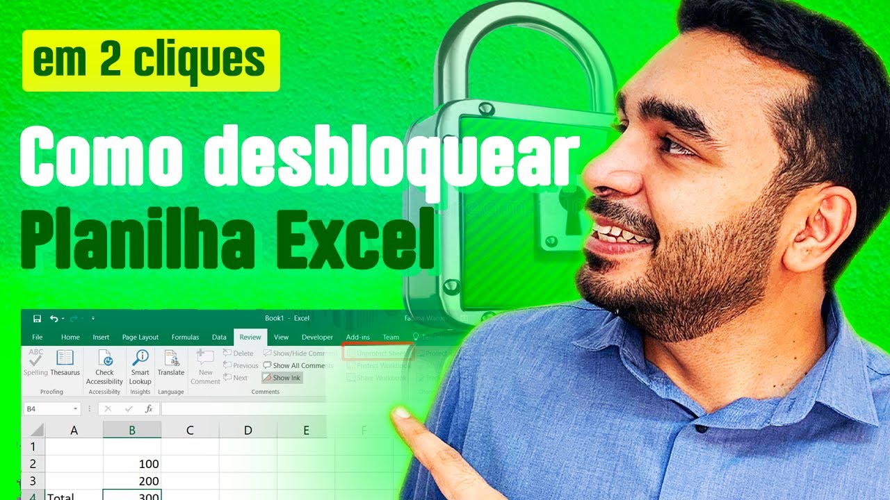 Como Quebrar Senha De planilhas do Excel com 2 Clicks e Sem Baixar Nada