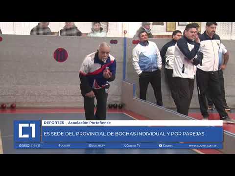 DEPORTES: Asociación Porteñense sede del Provincial de BOCHAS INDIVIDUAL Y POR PAREJAS