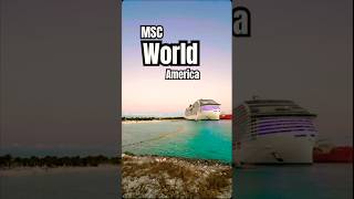 MSC WORLD AMERICA IS ONE BIG SHIP!