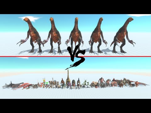 5x Therizinosaurus Vs All Units ARBS | Animal Revolt Battle Simulator