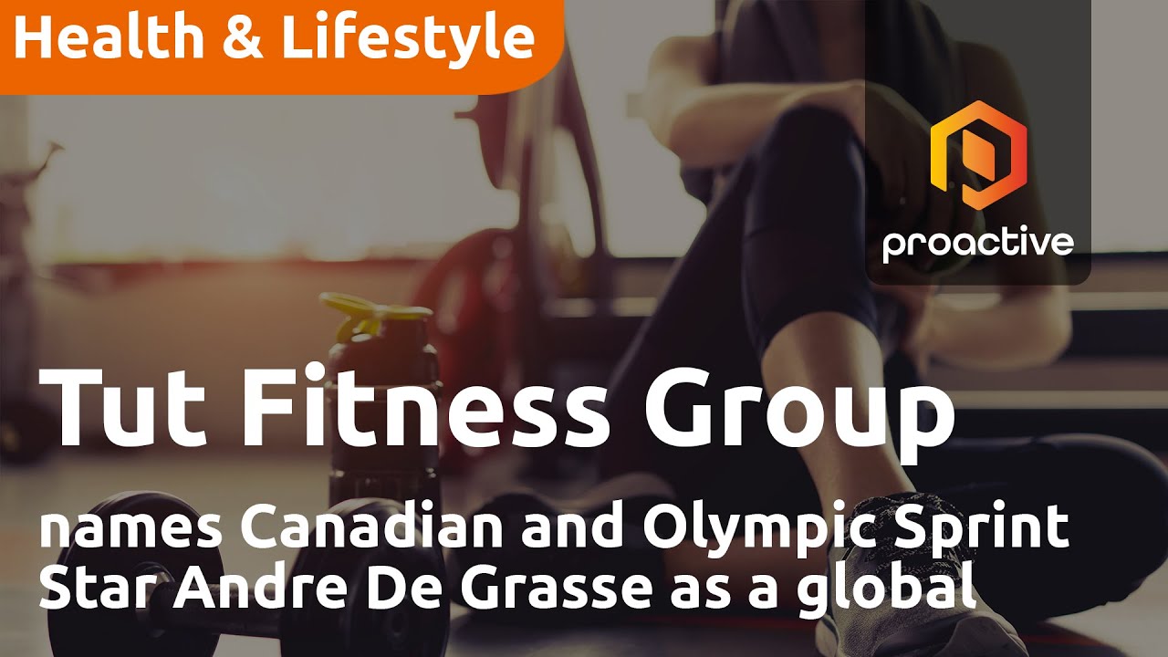 Tut Fitness Group names Canadian and Olympic Sprint Star Andre De Grasse as a global ambassador