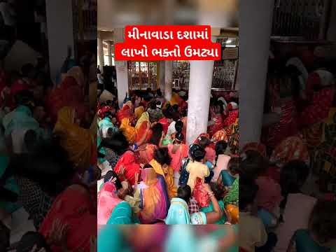 મીનાવાડા દશામાં લાખો ભક્તો ઉમટ્યા | minavada dashama mandir 2023 | #shorts #minavada