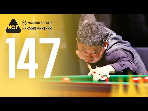 147! 🎉 Zhang Makes Fifth Career Max! | Machineseeker German Masters 2026