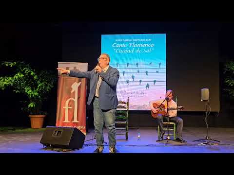 Luís Terry, poema “Cuerpo presente” de García Lorca. Flamenco Lorca, Gala de Pulpí, 7-10-23