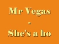 Mr Vegas - She's a ho