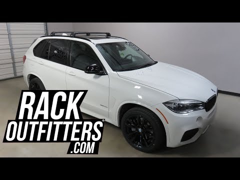 Thule AeroBlade EDGE Roof Rack Crossbars for BMW X5 2014 to 2018