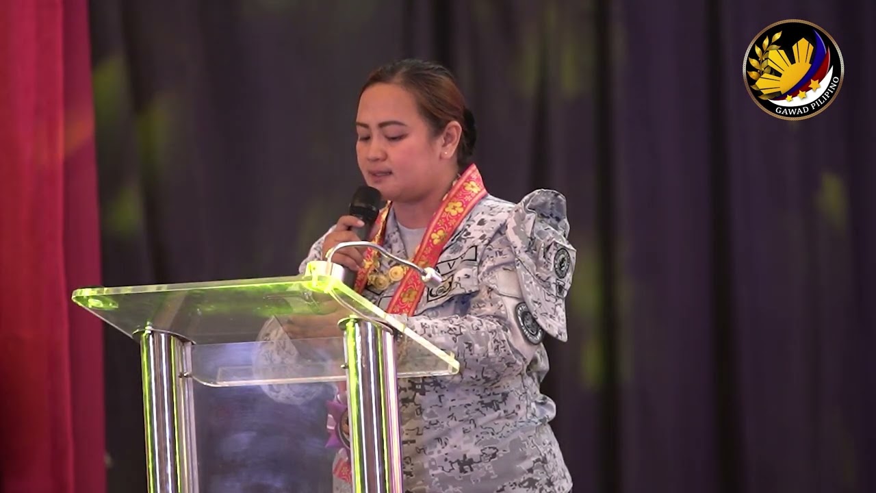 Amb. CMO2 Kristine Lim, represented by Ms. Mary Ann Dumlao during the Gawad Pilipino Awards 2024