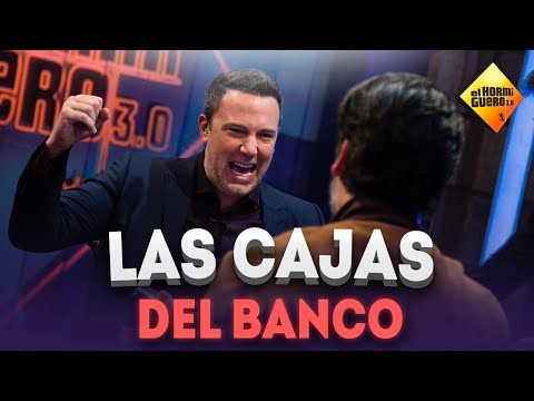Ben Affleck y Oscar Isaac juegan a las cajas del banco - El Hormiguero
