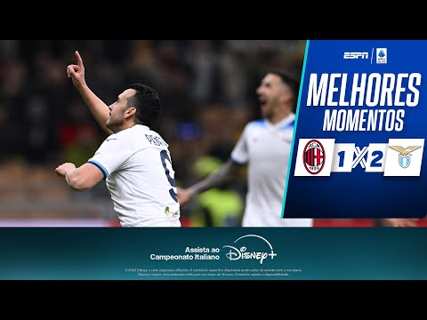 Gols e lances de Milan x Lazio