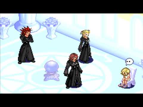 Kingdom Hearts Chain of Memories (GBA) Cutscene #92 The Organization on Vexen's Demise