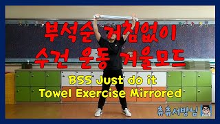 초등학교 5학년 체육 온라인 수업 - 부석순 거침없이 수건 운동 거울모드(BSS Just do it Towel Exercise Mirrored)