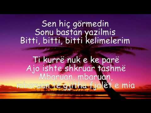 Emre Aydin - Hoşçakal (me perkthim Shqip) ( Official Video Lyrics)