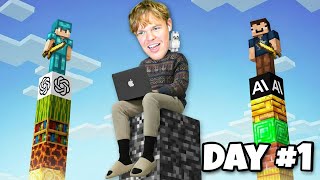 AI coding Minecraft from scratch (day 1)