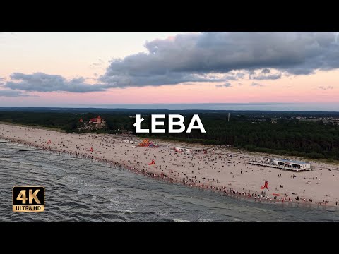 Łeba o zachodzie słońca! Lato 2025 [4K]