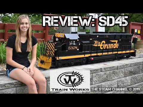 Review : 1.6" Scale SD45 Rio Grande Diesel Locomotive