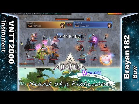 Sikyon Weekly 19/08/2017 PM: Semifinal - VNTT2000 vs Brayan182 - Atlantica Online