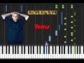 Баста - Война [Piano Cover Tutorial] (  ) 