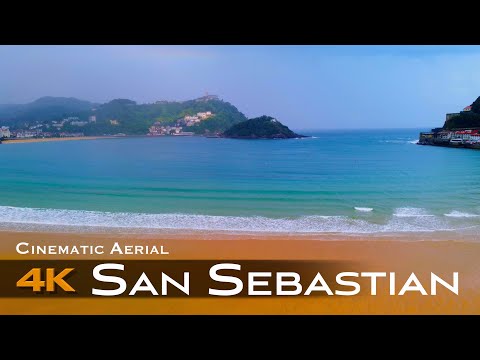 SAN SEBASTIAN 2023 🇪🇸 Drone Aéreo 4K Dron Donostia Gipuzkoa Euskal Herria | ESPANHA Espanha drones