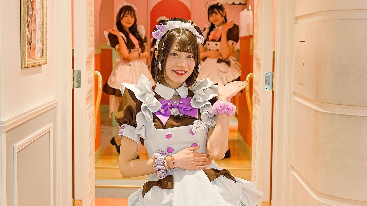 Visiting a Japanese Maid Cafe to Meet a Famous Maid💜 | @Home Cafe AKIHABARA | Chimu - YouTube video featuring the word from now on
