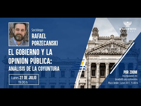 „El gobierno y la opinión pública: análisis de coyuntura”
