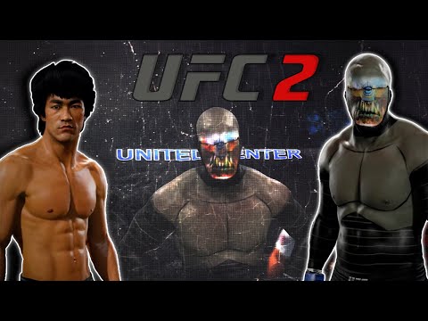 Bruce Lee vs. Zombie Robocop - EA sports UFC 2