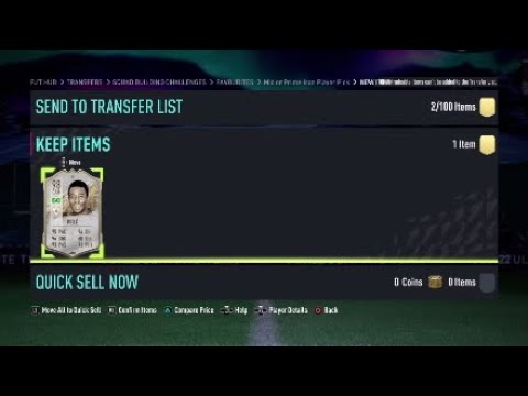 98 PELE IN ICON PLAYER PICK!!! (FIFA 22)