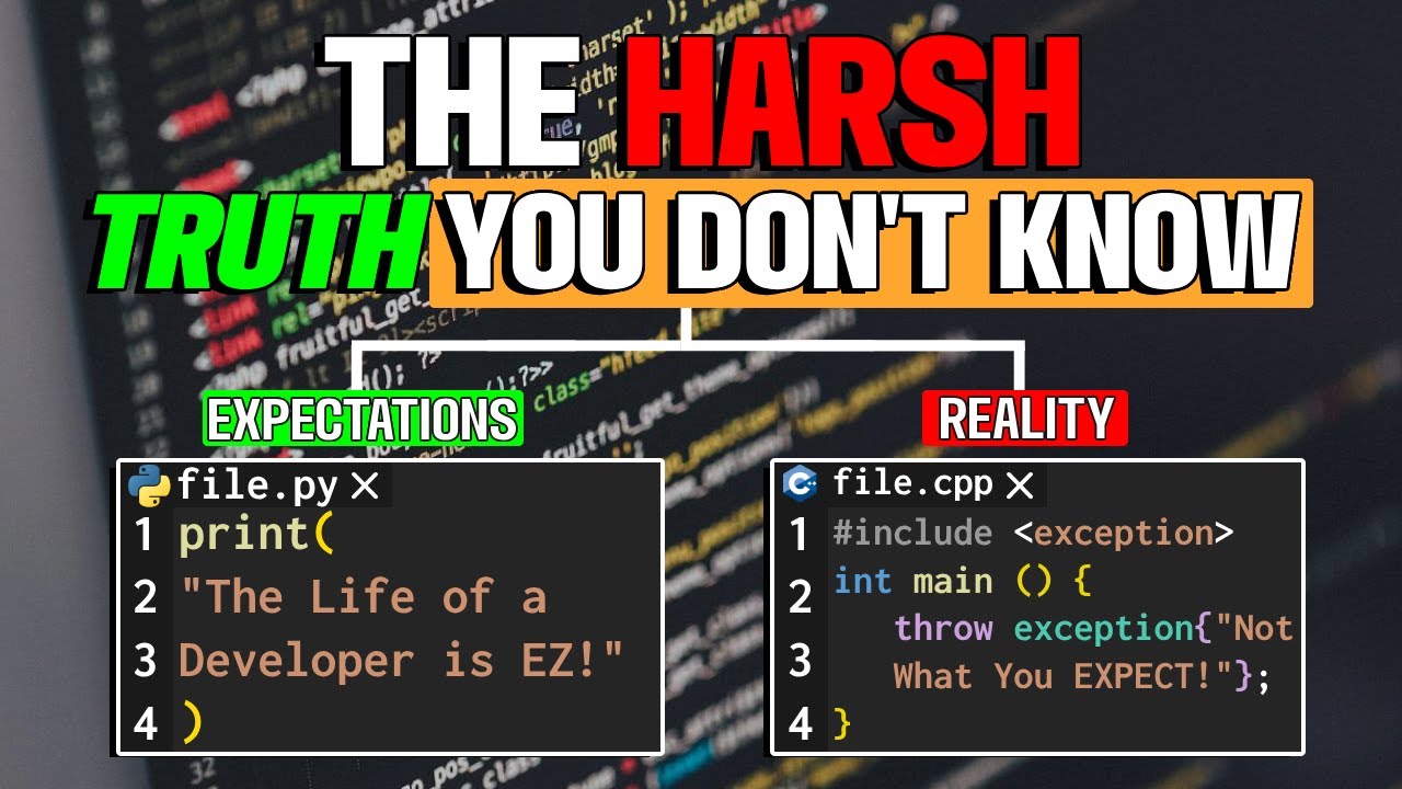 The Harsh Truth Of Being a Programmer