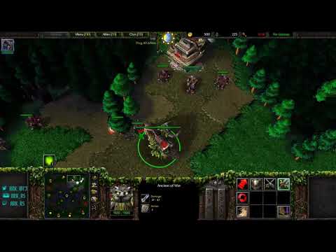 Learning Night Elf - Ancient of War Creeping Tutorials - Amazonia