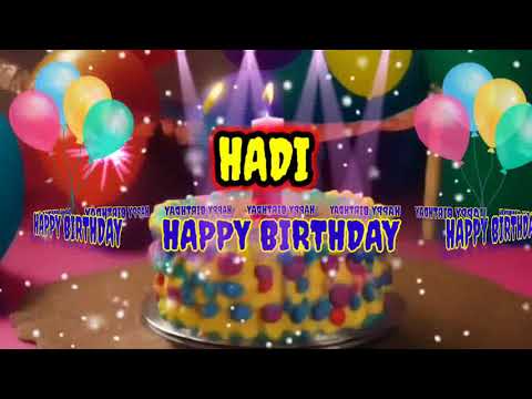 HADI Happy Birthday Song - Happy Birthday to You