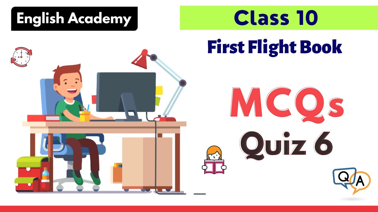 First Flight book MCQ Quiz 6 Class 10 English | Class 10 English MCQs #Shorts