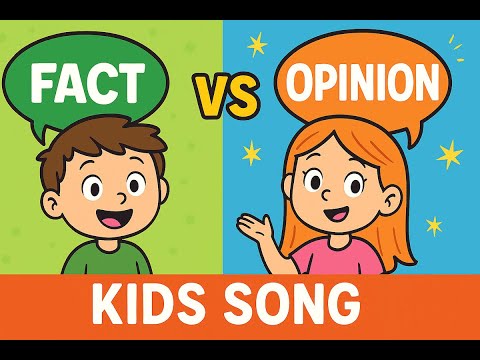 Fact vs Opinion Song for Kids | Learn the Difference with Fun Examples!