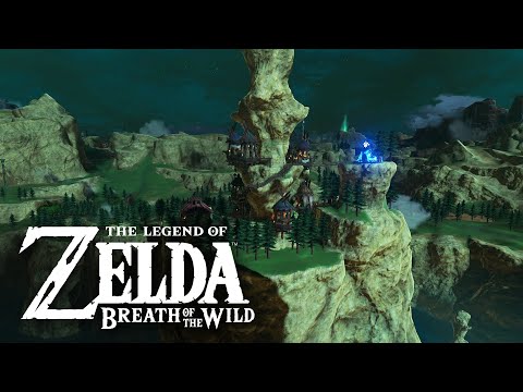 1 Hour of Rito Village to Study or Relax - Breath of The Wild