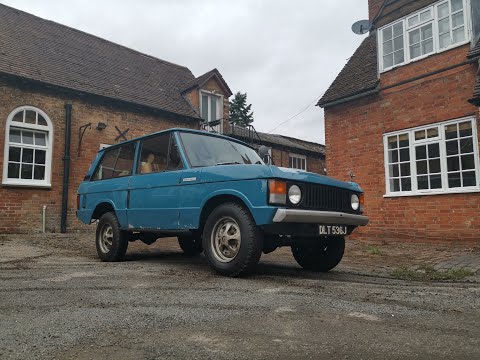 Range Rover Classic Blue 1971 Suffix A Patina Restoration