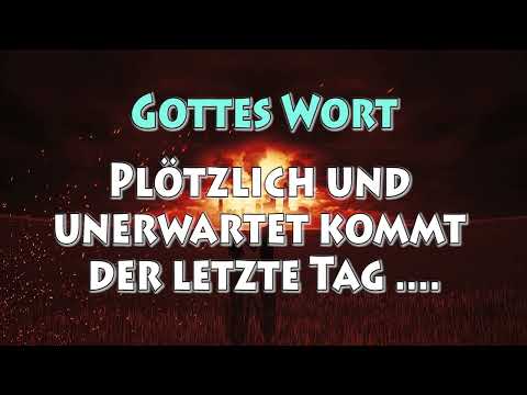 KG 5305 - PLÖTZLICH UND UNERWARTET KOMMT DER LETZTE TAG ....