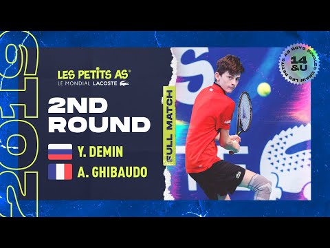 Les Petits As 2019 | Boys 2nd Round | Yaroslav Demin vs. Antoine Ghibaudo